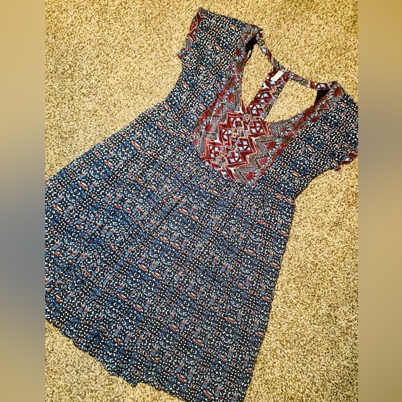 EUC Free People Relaxed Sundown Mini Babydoll Dress Mini Dress - Picture 5 of 17
